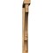 Ekena Millwork Balboa Block Rough Sawn Bracket w/ Offset Brace, Western Red Cedar, 4"W x 34"D x 34"H BKT0402X34X34BOA05RWR - alternate 4